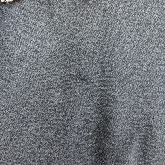 Express Design Studio Silk Blend Lace Cami Tank Top Black Cream Vtg Y2K XS - Picture 7 of 8